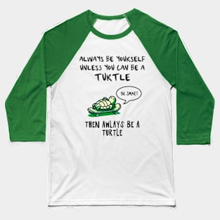 Turtle Gift Idea Baseball T-Shirt